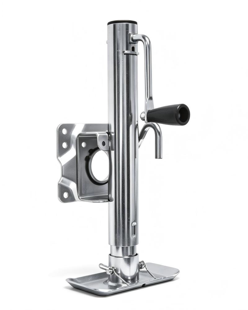 RSS 1010F-1000lbs Side Wind Round Tube Trailer Jack With Swivel Bracket 10 Travel