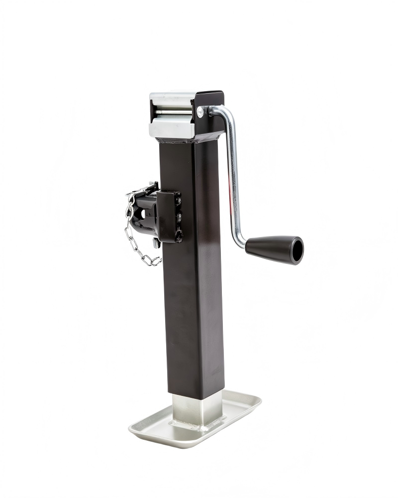SST series-2000lbs 5000lbs Side Wind Square Tube Trailer Jack with Pipe Mount 10 Travel