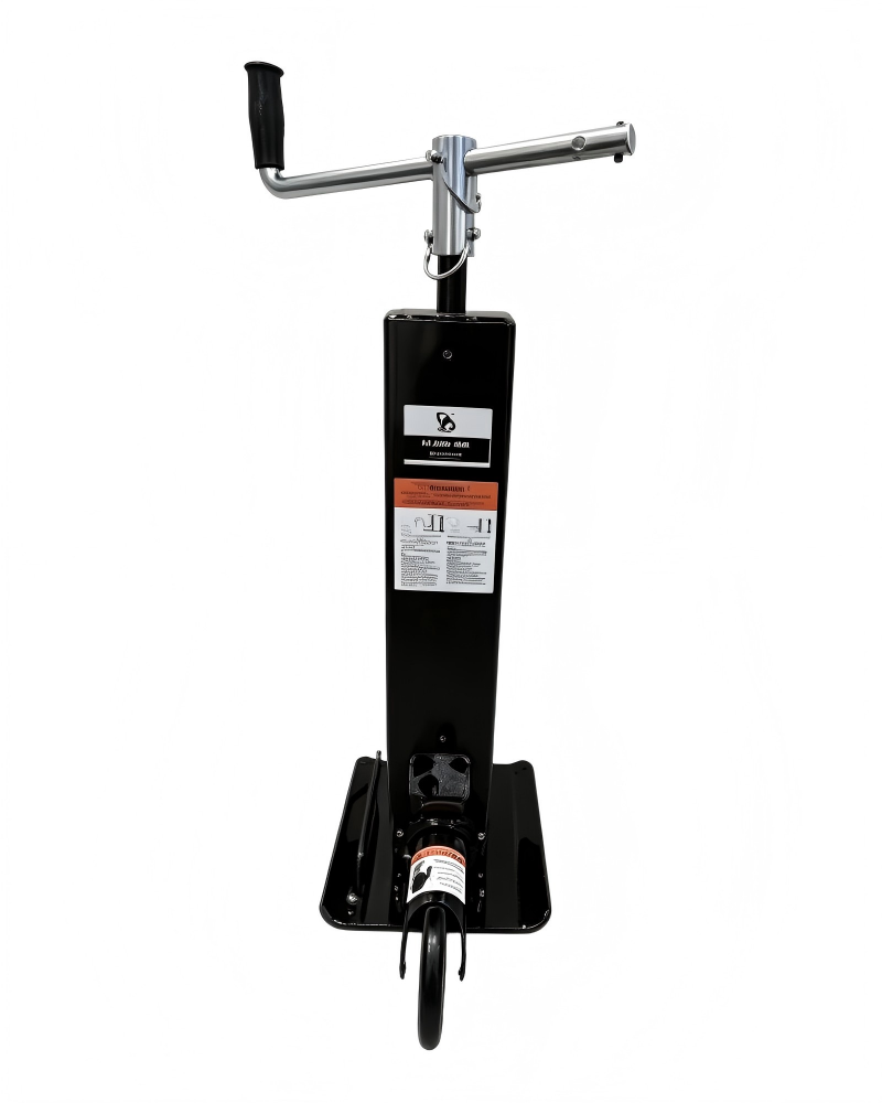1210100-4540kgs/12000lbs Heavy Duty Topwind Trailer Jack With Drop Leg