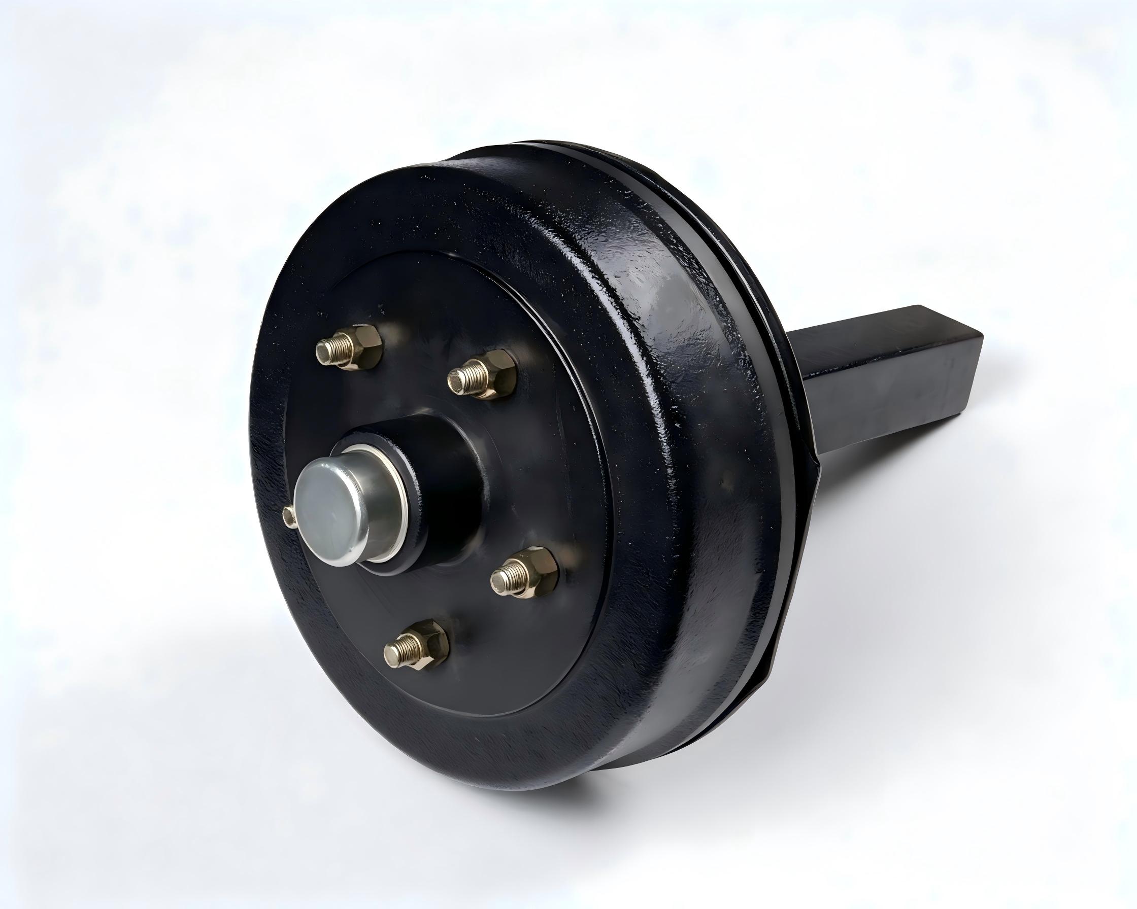 -2000kg Straight Half Trailer Axle with Electric Brake
