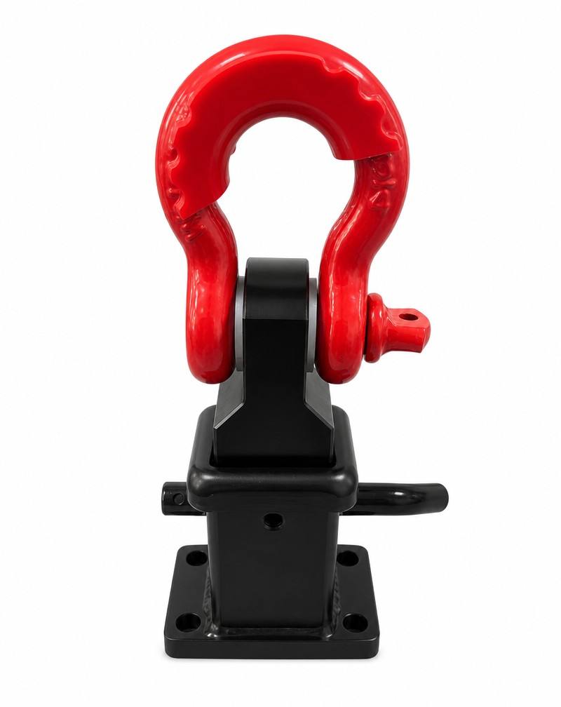 -Shackle Hitch Receiver Set for Off-Road Vehicle Trailer Tow Hooks