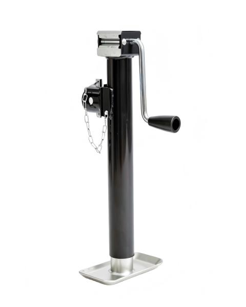 2000lbs 5000lbs Side Wind Round Tube Trailer Jack With Pipe Mount 10 Travel 15 Travel