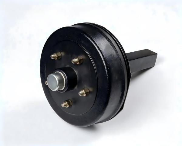 2000kg Straight Half Trailer Axle with Electric Brake