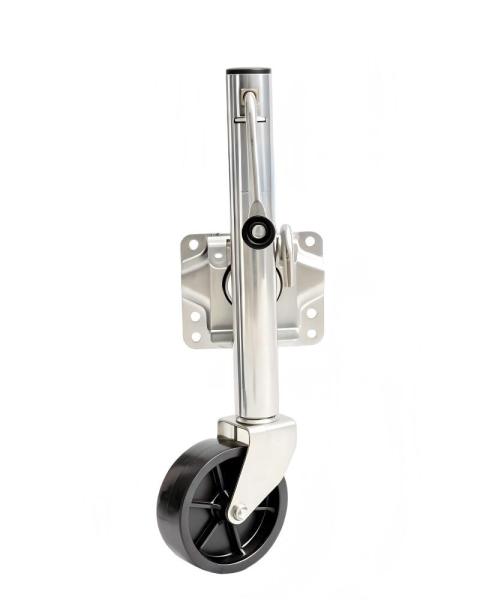 Side Wind Swivel Plate Marine Jack with Single 6'' Wheel